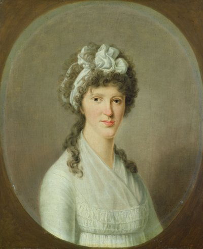 Retrato de una joven, 1799 de Christoph Suhr